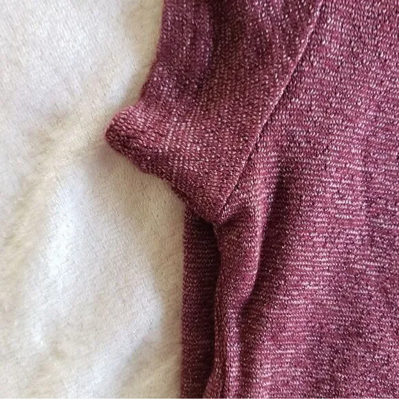 Michael Stars V Neck Short Sleeve Shirt Bundle of 2 One Size Stretchy Basics - Picture 7 of 11